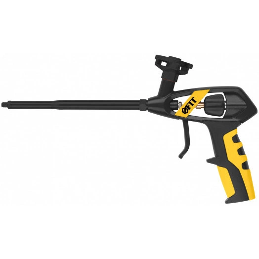 Пистолет для монтажной пены, Профи, усиленный, прорезиненная ручка, тефлоновое покрытие
