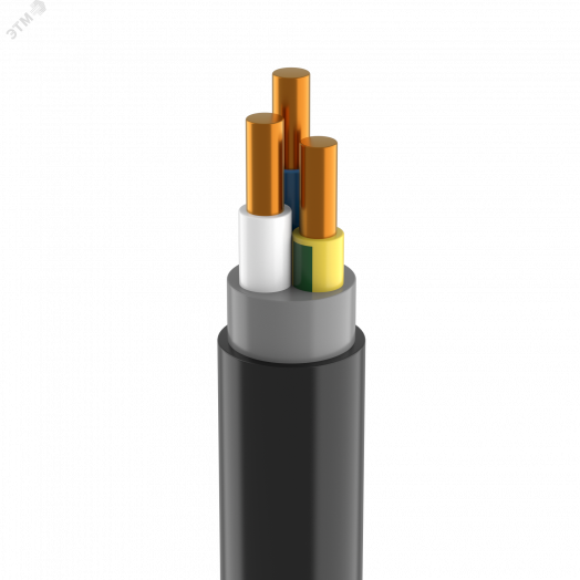 Кабель силовой ВВГнг(А)-LS-ХЛ 3х6 ок(N.PE)-0.66 ТРТС