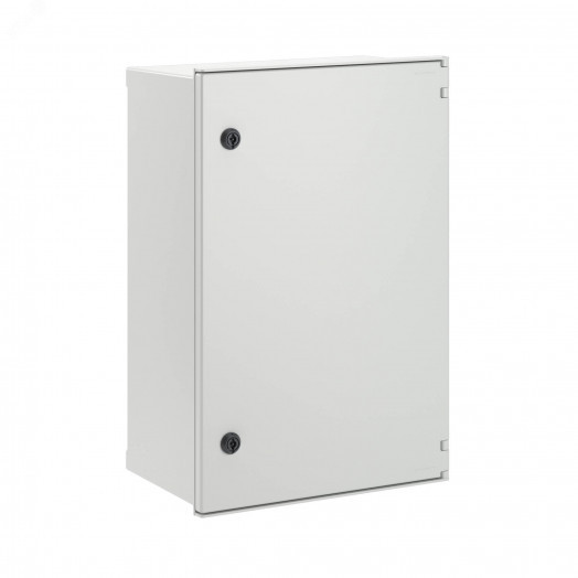 Цельный навесной шкаф из фибергласа без МП со сплошной дверью 600х500х230 (ВхШхГ) мм