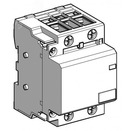 Контактор модульный 2П 2НО 100А 220В 50ГЦ