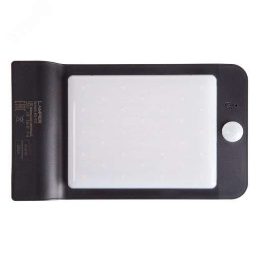 Светильник светодиодный, настенный на солнечной батарее с датчиком движения и освещенности (фотореле), 32 LED  LAMPER