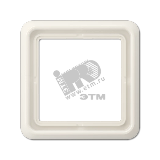 Рамка 1 пост универсальная ударопрочная слоновая кость