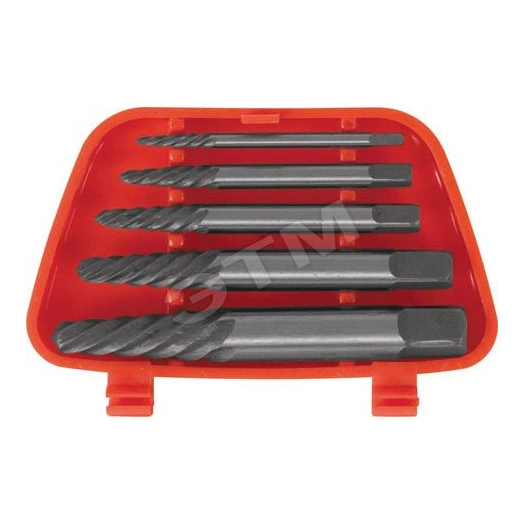 Экстракторы для шурупов усиленные 5 шт