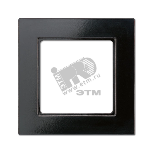 Рамка 1-я для горизонтальной/вертикальной установки  Серия- ACreation  Материал- дуропласт  Цвет- черный