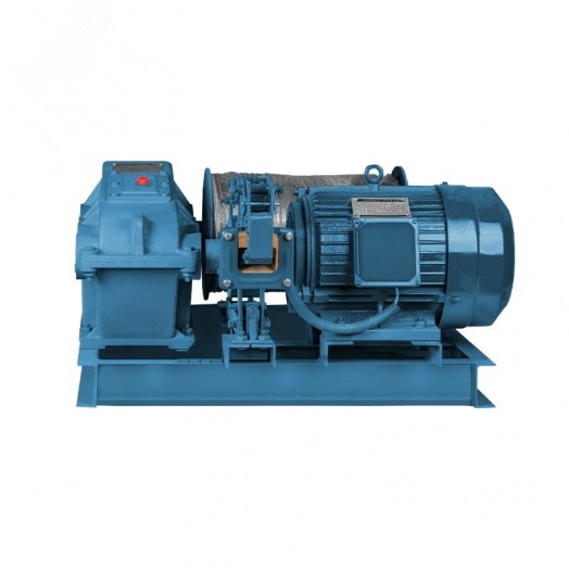 Лебедка электрическая монтажная JM 1.0т, канат 120м