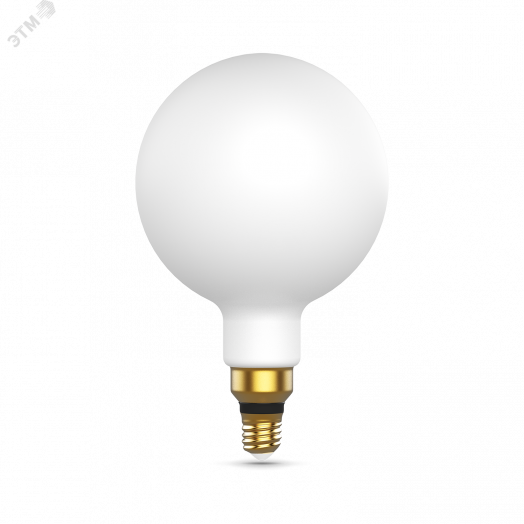 Лампа светодиодная LED 14 Вт 1170 Лм 4100К белая Е27 G200 диммируемая milky Filament Gauss