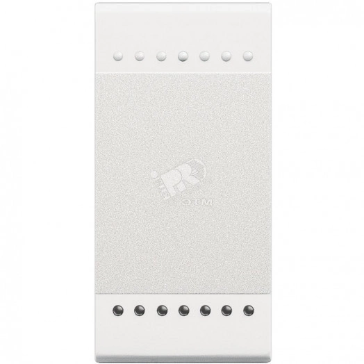 LivingLight Клавиша без символа 1 модуль белый