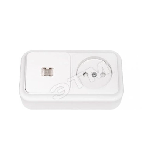 Беларусь блок нар 1-кл с индик+розетка с/ш В-РЦ-583