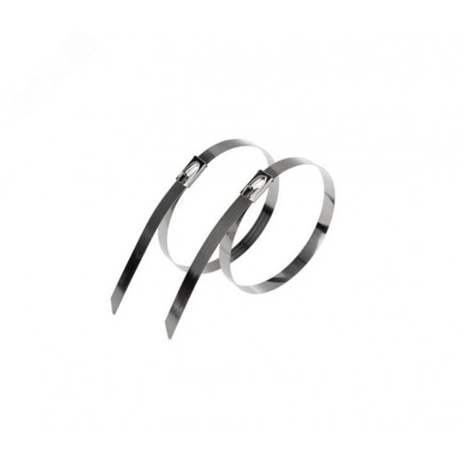 хомут-стяжка стальная 100x4,6 мм, (1уп - 50шт)