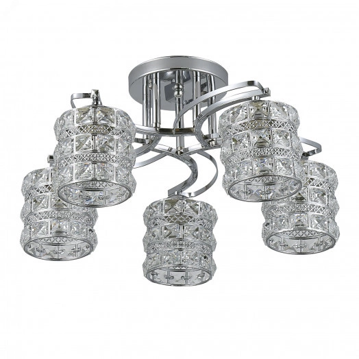 Люстра  Rivoli Carolina 9079-305 5 * Е27 40 Вт модерн