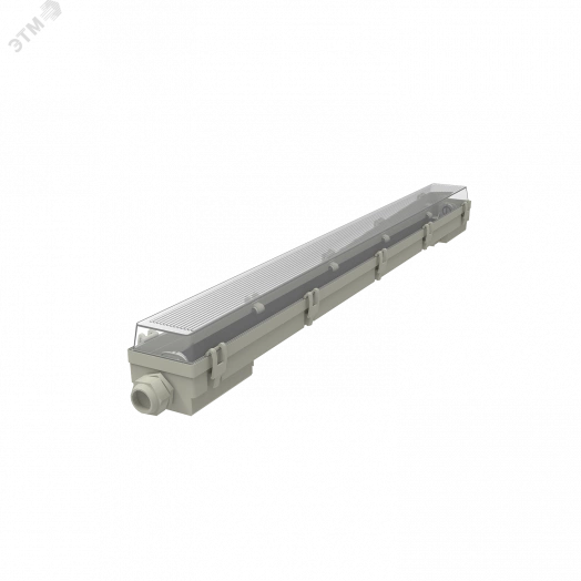 Светильник влагозащитный ДСП СПП-Т8-G13 660х70х61 мм IP65 для светодиодных LED ламп 1х600 мм с отражателем INDUSTRY Gauss