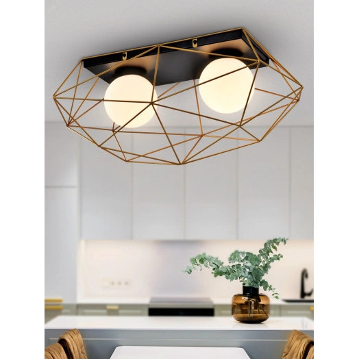 Светильник потолочный Rivoli Raila 4098-312 2 х Е14 40 Вт дизайн для натяжных потолков