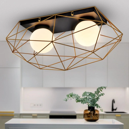 Светильник потолочный Rivoli Raila 4098-312 2 х Е14 40 Вт дизайн для натяжных потолков