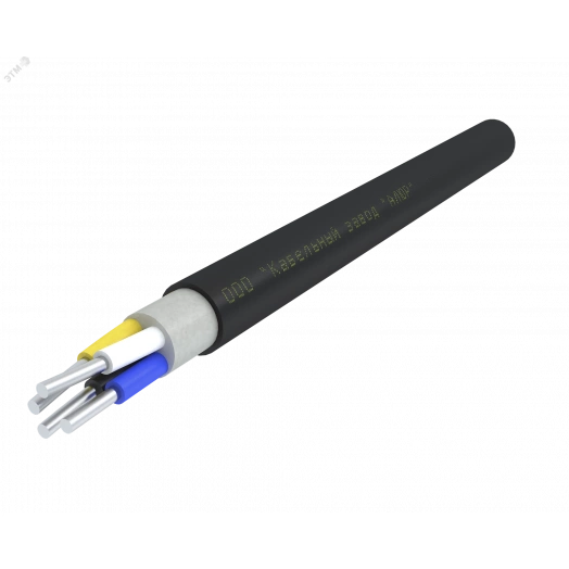 Кабель силовой ЭЛЕКОНД(R)-АсВВГнг(А)-LS 4х6.0 ок(PE)-0.66 Ч. бух