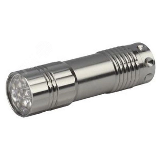 Фонарик карманный кемпинговый туристический детский ударопрочный, ремешок на руку, 9 LED TM9-BL Трофи