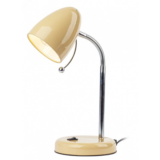 Светильник настольный  N-116-Е27-40W-BG бежевый (16/96) ЭРА