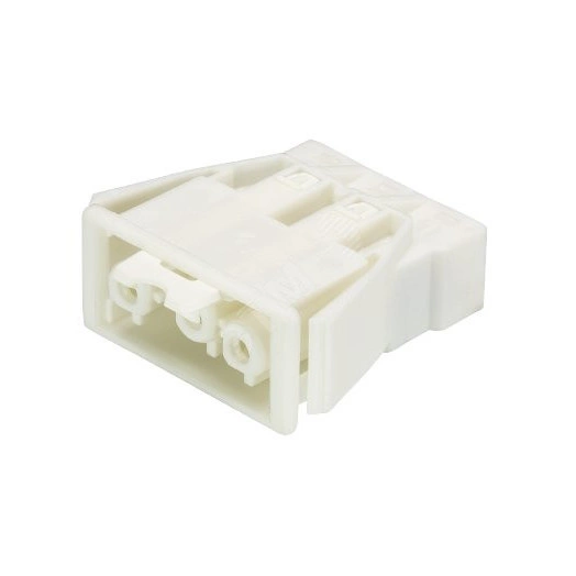 Коннектор “мама”, 3-х проводный, СБСП, безвинтовое соединение, белый