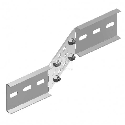 Редукция регулируемая, высота - 95 мм, ширина - 20 мм, длина - 500 мм, кратность - 1шт, SZ - Оцинкованная сталь (методом Sendzimir)