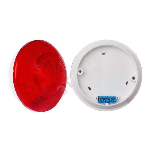 Сирена Марс 12-24-СП-М1 (красный цвет).           Оповещатель охранно-пожарный световой