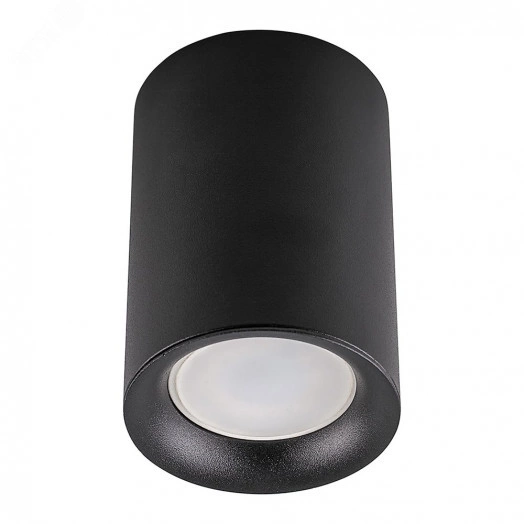 Светильник ДПО GU10 без лампы черный