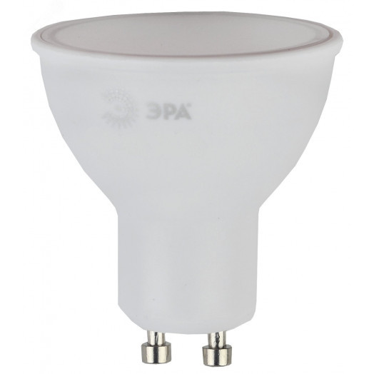 Лампа светодиодная ECO LED MR16-7W-840-GU10 (диод, софит, 7Вт, нейтр, GU10) ЭРА (10/100/4000) ЭРА