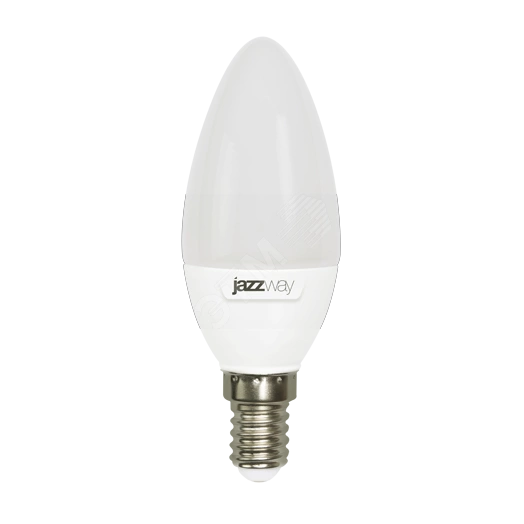 Лампа светодиодная LED 11Вт 230Вт E14 теплый матовый свеча Jazzway