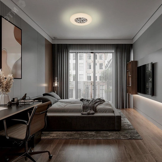 Светильник светодиодный ДБО-80w 3000-6500К max.5600Лм управляемый