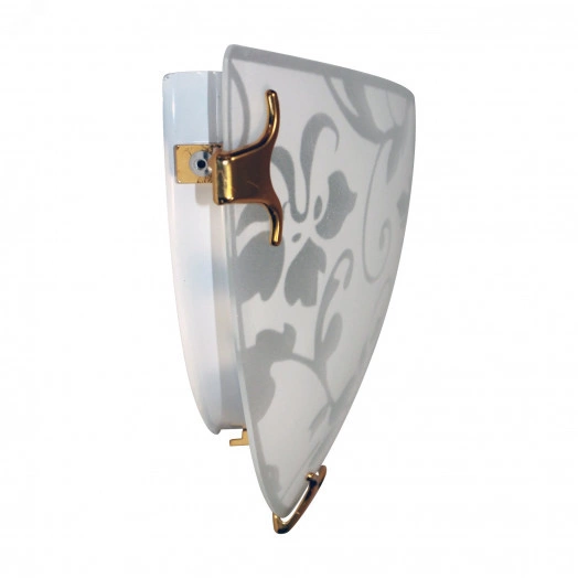 Светильник НББ 21-60 М19 Эрика 300/2 мат.бел./клипсы золото ИУ