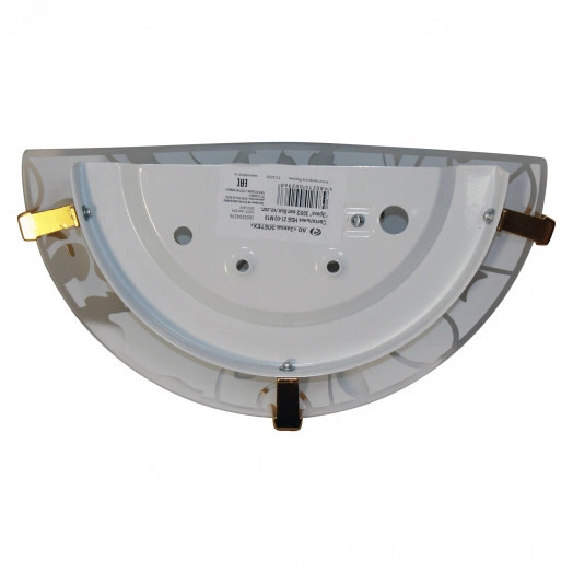 Светильник НББ 21-60 М19 Эрика 300/2 мат.бел./клипсы золото ИУ