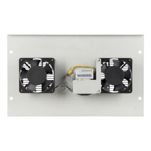 Модуль вентиляторный  для напольного шкафа R-xxxRR, 2 вентилятора, термостат