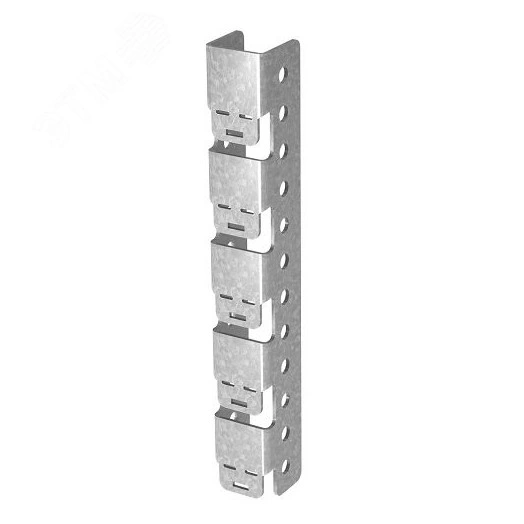 Универсальное крепление к сетке безвинтовое для одной консоли, толщ. 2,0 мм, Сендзимир цинк