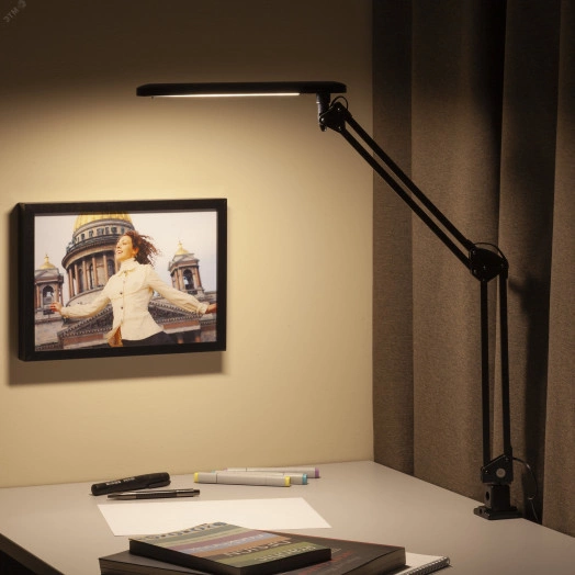 NLED-441-7W-BK Светильники настольные ЭРА наст.светильник NLED-441-7W-BK черный