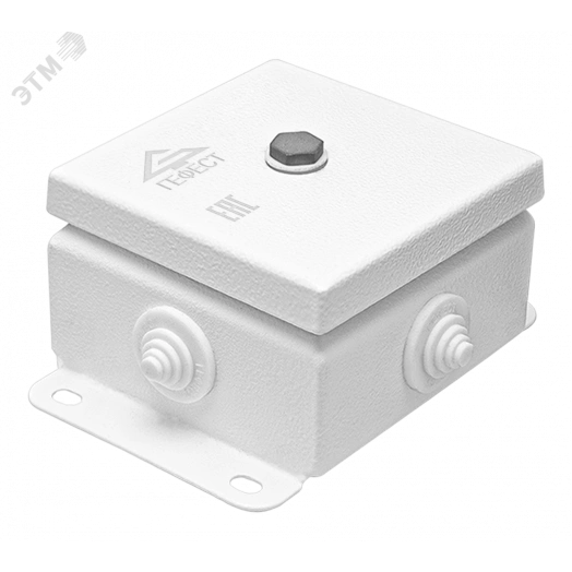 Коробка монтажная огнестойкая КМ-О (14к*6,0)-IP55-1010, корпус из оцинкованной стали, количество вводов 4