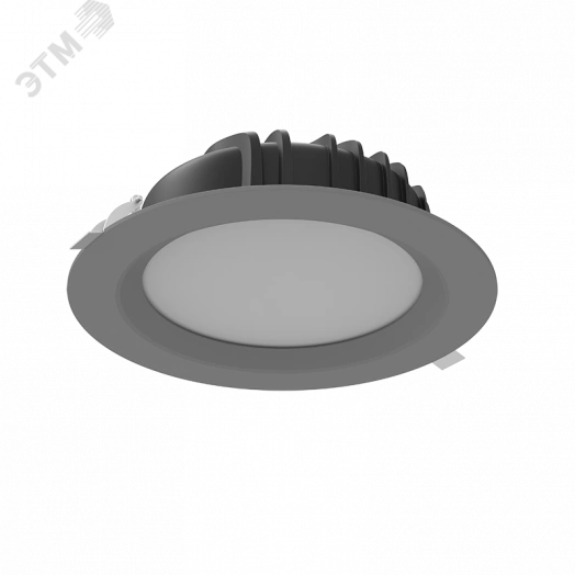 Светильник светодиодный ДВО-40Вт 2700...5700К DL-01 Серый DALI Tunable White