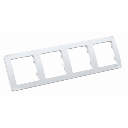 MASTER Рамка на 4 поста, белая