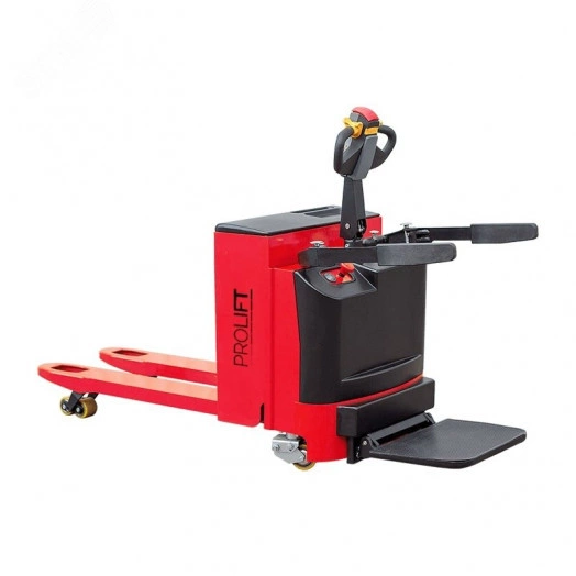 Тележка самоходная электрическая SK20, г/п 2000кг, АКБ 200 Ah, с поручнями и платформой для оператор