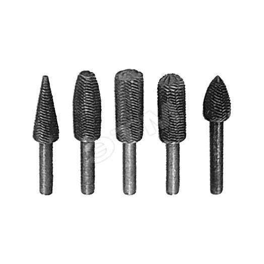 Шарошки стальные по металлу, 5 шт