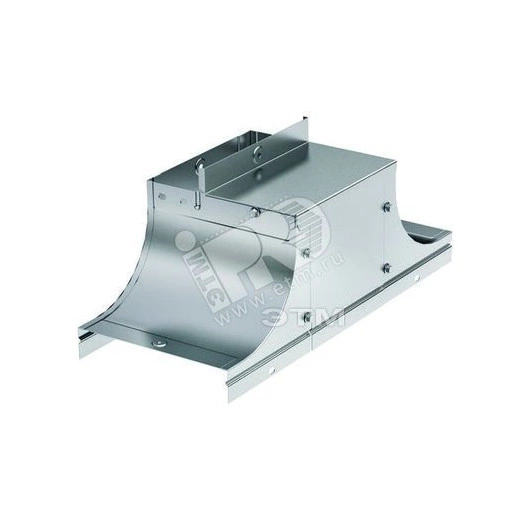 Крышка-ответвитель TSS плоская 150/80мм цинк-ламельная