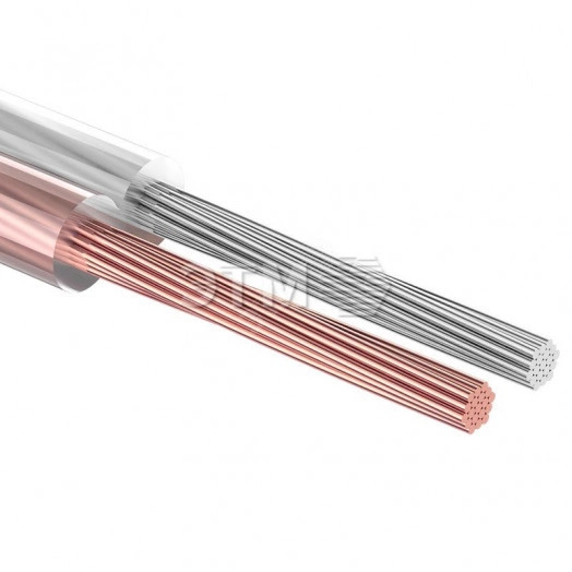 Кабель акустический 2х1.00 кв.мм, прозрачный SILICON, 100 м