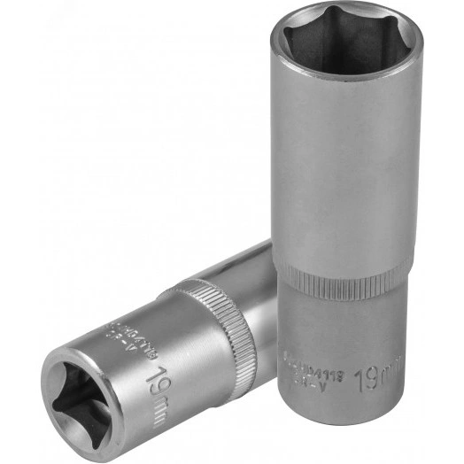 Головка торцевая глубокая 1/2''DR, 19 мм