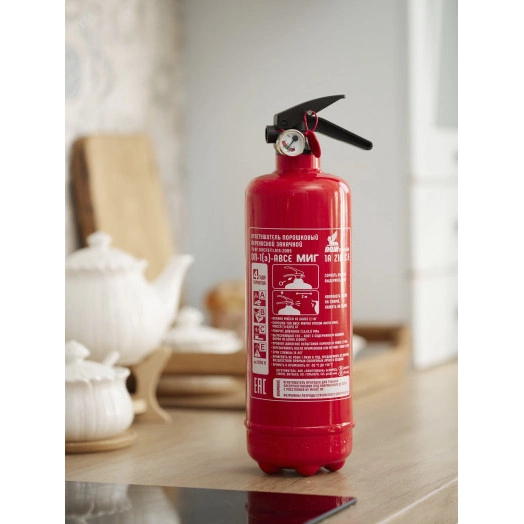 Огнетушитель порошковый ОП-1(з) МИГ 90мм,         компактный корпус (1А, 21В, С, Е)