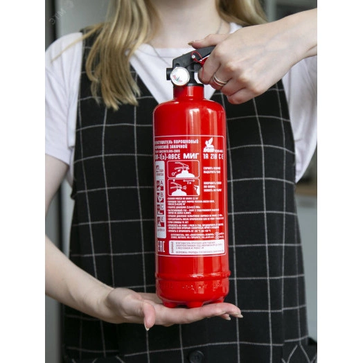 Огнетушитель порошковый ОП-1(з) МИГ 90мм,         компактный корпус (1А, 21В, С, Е)