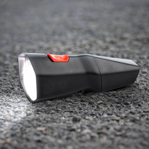 Фонарик карманный аккумуляторный, эргономичный, с вилкой для зарядки, 2 режима MA-501-BL Аллигатор ЭРА