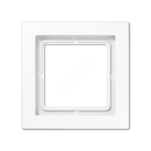 Рамка 1-я для горизонтальной/вертикальной установки  Серия- LS-Design  Материал- дуропласт  Цвет- белый