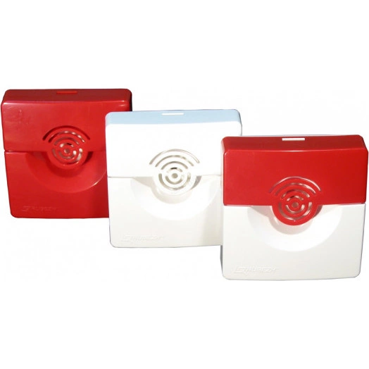 Сирена ОПОП 2-35 24В красный корпус