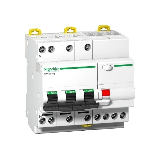 Выключатель автоматический дифференциальный 4п 6кА 32A B 30мА AC DPN N VIGI