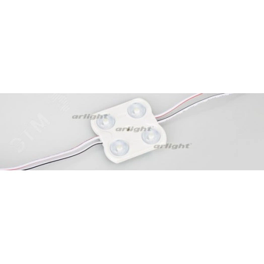 Модуль герметичный CRAFT-2835-4-12V Warm 170deg (45x43mm, 1.6W, IP67) (ARL, Закрытый)