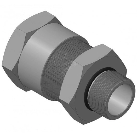 Ввод кабельный КВН-24-М-32х1,5 с резьбой М32х1,5 мм для открытой прокладки кабеля