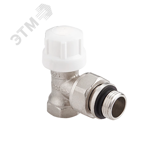 Клапан термостатический 1/2' угловой с самоуплотняющимся кольцом