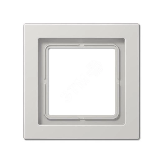 Рамка 1-я для горизонтальной/вертикальной установки  Серия- LS-Design  Материал- дуропласт  Цвет- светло-серый